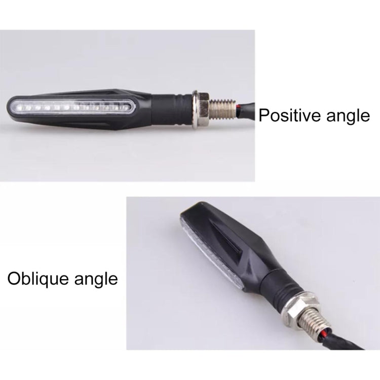 4 PCS DC 12V Motorcycle 12-LED Turn Signal Indicators Blinker Light, (Yellow Light) - Turn Signal by PMC TechLife | Online Shopping South Africa | PMC TechLife | Buy Now Pay Later Mobicred