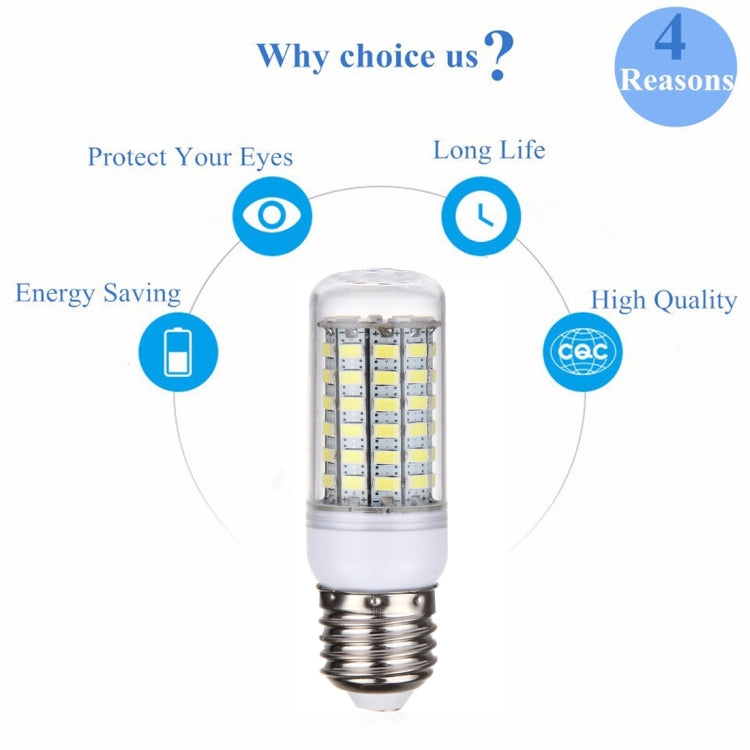 E27 5.5W LED Corn Light, 69 LEDs SMD 5730 Bulb, AC 220V - SMD 5730 by PMC TechLife | Online Shopping South Africa | PMC TechLife