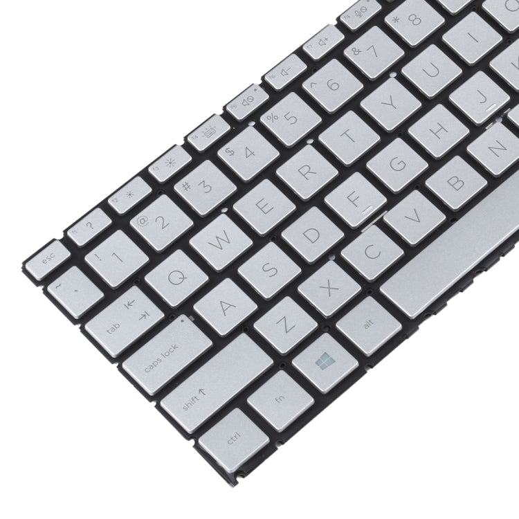 For HP Envy X360 15-ED 15-ED0008CA 15-ED0023DX US Version Keyboard with RGB Backlight (Silver) - Replacement Keyboards by PMC TechLife | Online Shopping South Africa | PMC TechLife