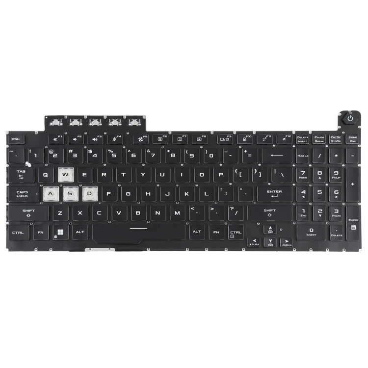For Asus TUF Gaming F15 FX506 FA506 US Version Keyboard with Backlight - Replacement Keyboards by PMC TechLife | Online Shopping South Africa | PMC TechLife | Buy Now Pay Later Mobicred