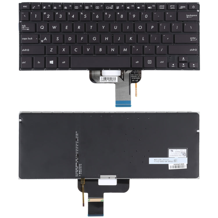 For Asus Zenbook RX410U RX310 UX310 UX310UA US Version Keyboard with Backlight - Replacement Keyboards by PMC TechLife | Online Shopping South Africa | PMC TechLife