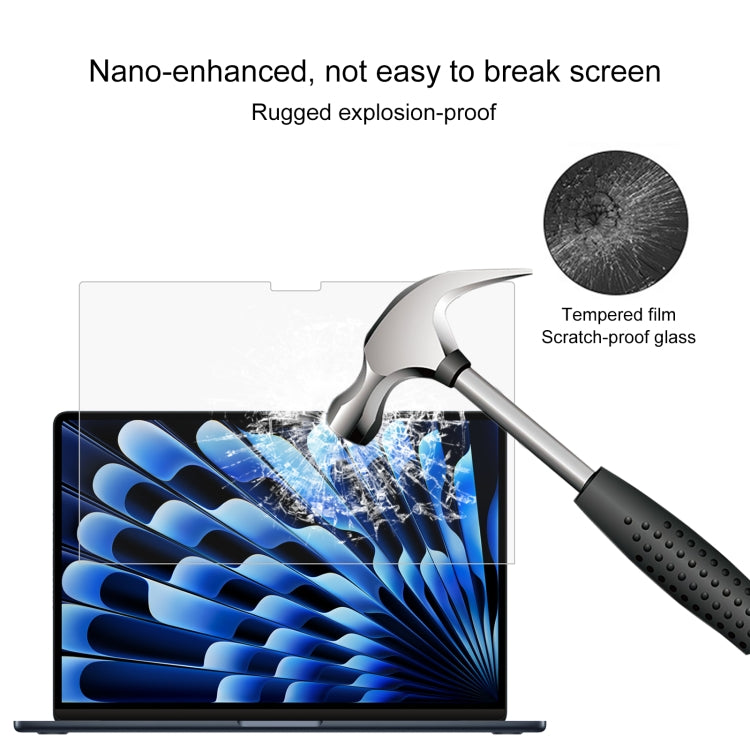 For MacBook Air 15.3 inch A2941 2023 25pcs 9H Explosion-proof Tempered Glass Film - Screen Protectors by PMC TechLife | Online Shopping South Africa | PMC TechLife
