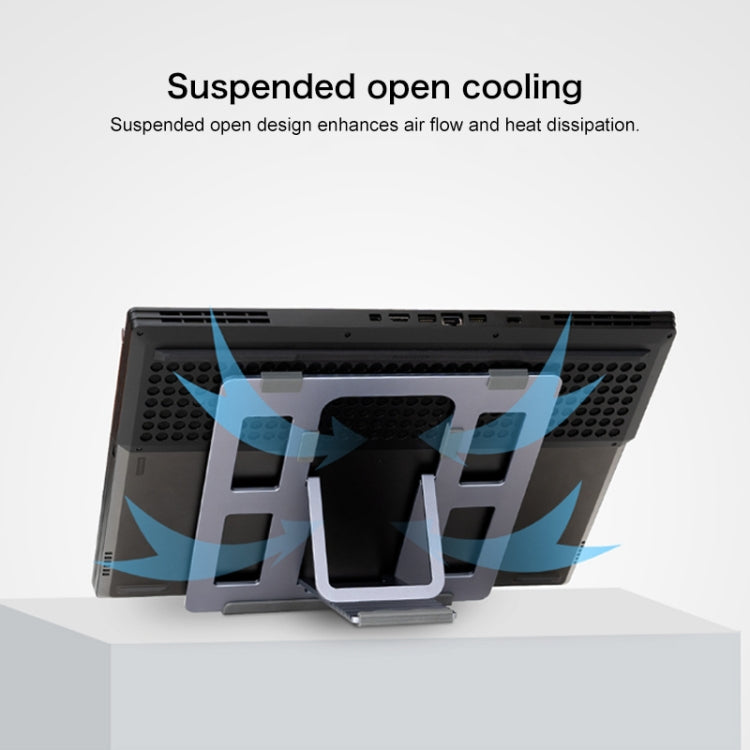 Lenovo Z2 LEGION Aluminum Alloy Laptop Cooling Bracket Heat Dissipation Holder for Y7000 / Y7000P / Y9000K(Grey) - free shipping - PMC TechLife - Order now!