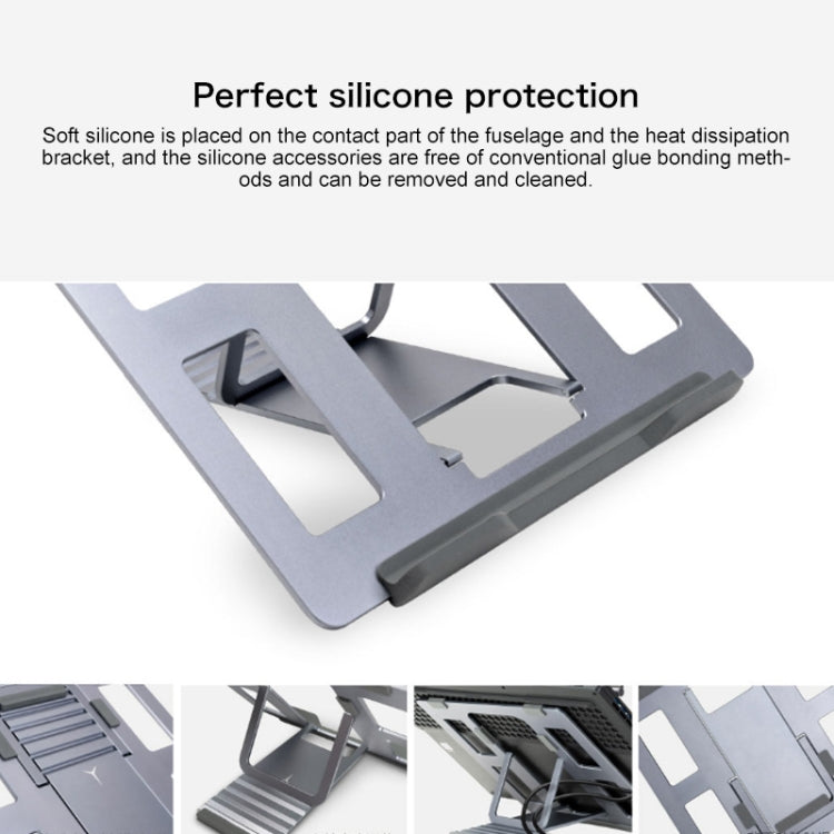 Lenovo Z2 LEGION Aluminum Alloy Laptop Cooling Bracket Heat Dissipation Holder for Y7000 / Y7000P / Y9000K(Grey) - free shipping - PMC TechLife - Order now!