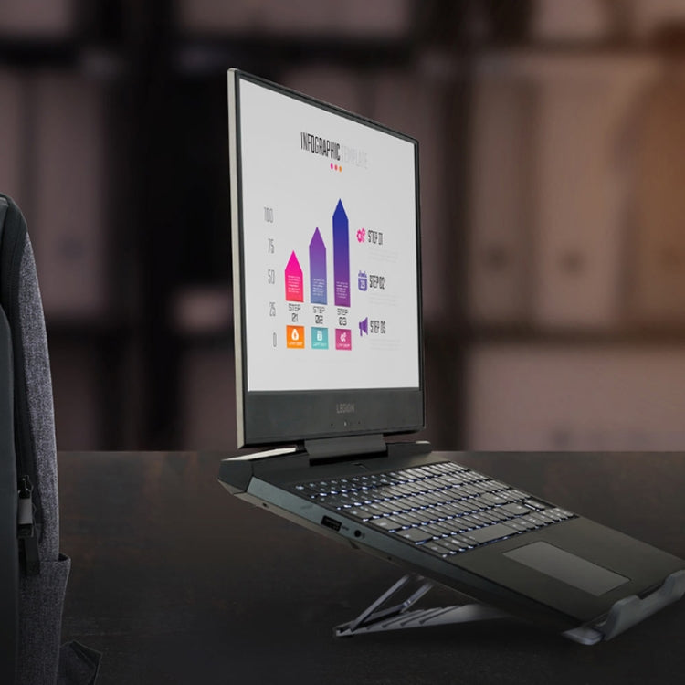 Lenovo Z2 LEGION Aluminum Alloy Laptop Cooling Bracket Heat Dissipation Holder for Y7000 / Y7000P / Y9000K(Grey) - free shipping - PMC TechLife - Order now!