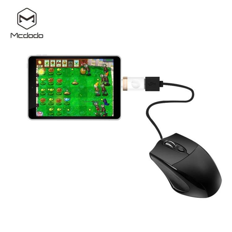 Mcdodo OT-1942 USB-C / Type-C to USB 3.0 AF Data Transmission Charging OTG Adapter(Gold) - OTG Adapter by Mcdodo | Online Shopping South Africa | PMC TechLife | Buy Now Pay Later Mobicred
