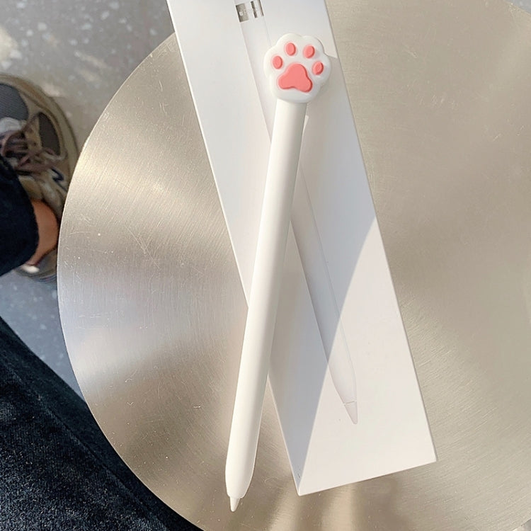 Cute Cartoon Silicone Protective Cover for Apple Pencil 2(White) - Pencil Accessories by PMC TechLife | Online Shopping South Africa | PMC TechLife