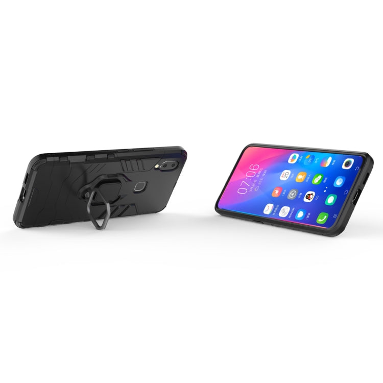 PC + TPU Shockproof Protective Case for Vivo NEX A , with Magnetic Ring Holder(Black) - free shipping - PMC TechLife - Order now!