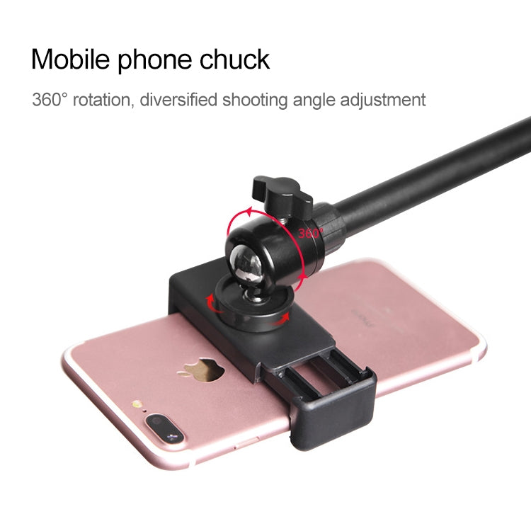 Desktop Mobile Phone Overhead Bracket Photography Micro-Course Video Recording Live Broadcasting Tripod,Dual-camera Setup - Stand by PMC TechLife | Online Shopping South Africa | PMC TechLife