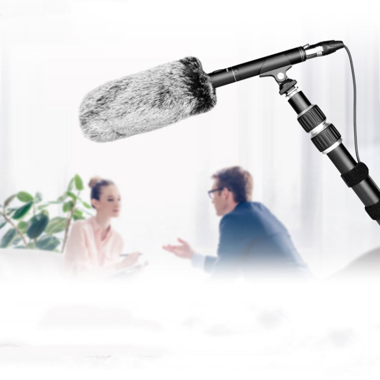 YELANGU YLG9933A MIC07 Professional Interview Condenser Video Shotgun Microphone with 6.5mm Audio Adapter & 3.5mm RXL Audio Cable(Black) - Camera Microphone by YELANGU | Online Shopping South Africa | PMC TechLife | Buy Now Pay Later Mobicred