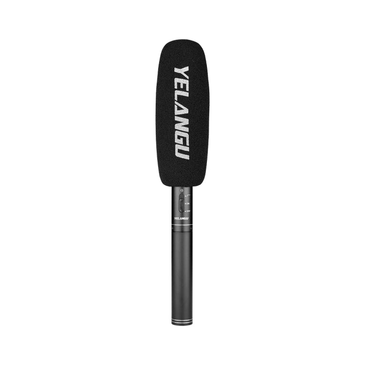 YELANGU YLG9933A MIC07 Professional Interview Condenser Video Shotgun Microphone with 6.5mm Audio Adapter & 3.5mm RXL Audio Cable(Black) - Camera Microphone by YELANGU | Online Shopping South Africa | PMC TechLife | Buy Now Pay Later Mobicred