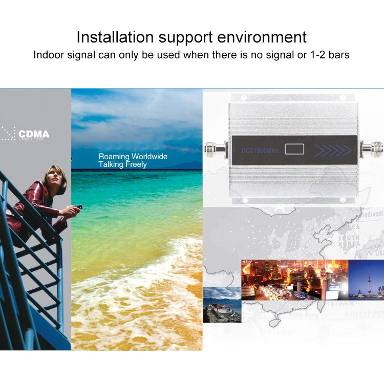 DCS-LTE 4G Phone Signal Repeater Booster, UK Plug - Boosters by PMC TechLife | Online Shopping South Africa | PMC TechLife