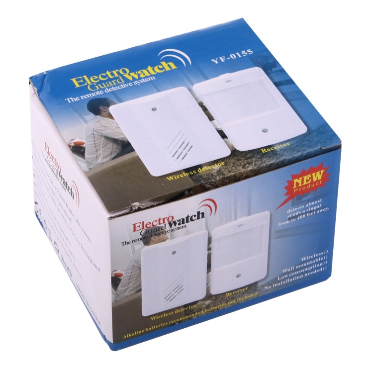 YF-0155 Good Safe Wireless Electro Guard Watch Remote Detective System Kit for Home Office, 1 x Receiver + 1 x  Detector - Sensor Doorbell by PMC TechLife | Online Shopping South Africa | PMC TechLife