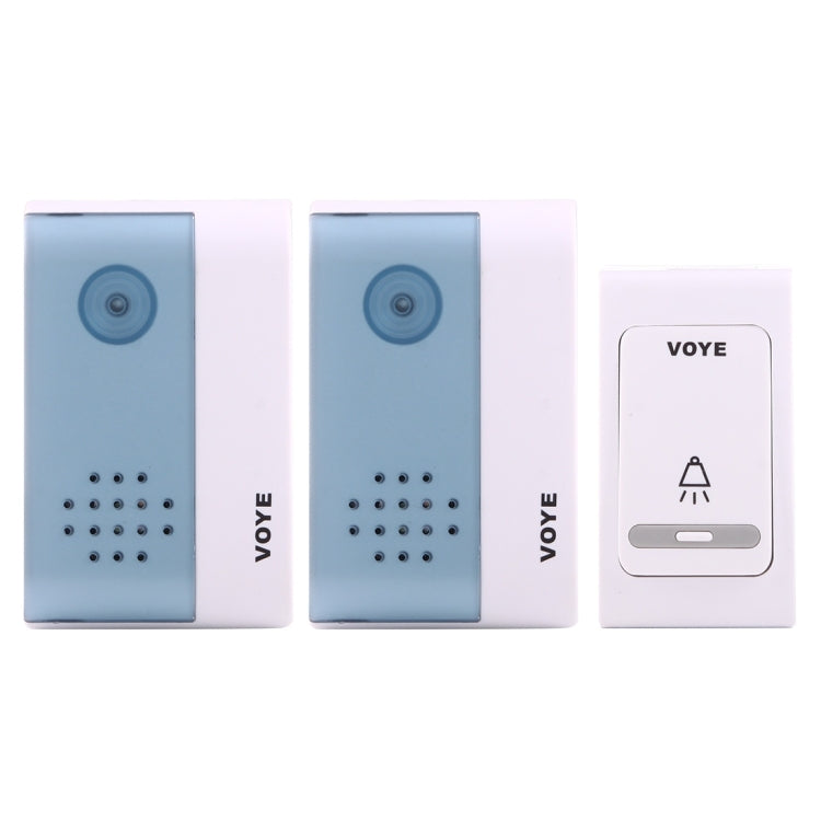 VOYE V004B2 Wireless Smart Music Home Doorbell with Dual Receiver, Remote Control Distance: 120m (Open Air) - free shipping - PMC TechLife - Order now!