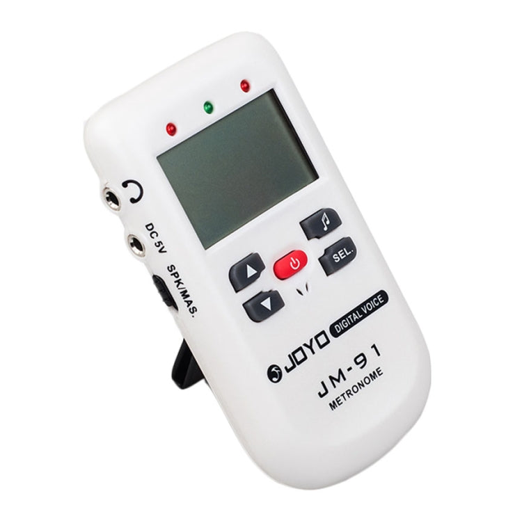 JOYO JM-91 Mini Portable Multi-functional Vocal Metronome Electronic Digital Metronome Tone Generator Tuner for Guitar Violin Ukulele(White) - free shipping - PMC TechLife - Order now!