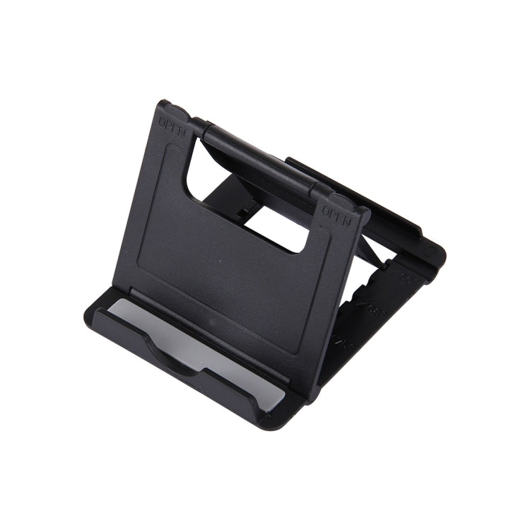 Universal Foldable Mini Phone Holder Stand, Size: 8.3 x 7.1 x 0.7 cm, For iPhone, Samsung, Huawei, Xiaomi, HTC and Other Smartphone, Tablets(Black) - Desktop Holder by PMC TechLife | Online Shopping South Africa | PMC TechLife