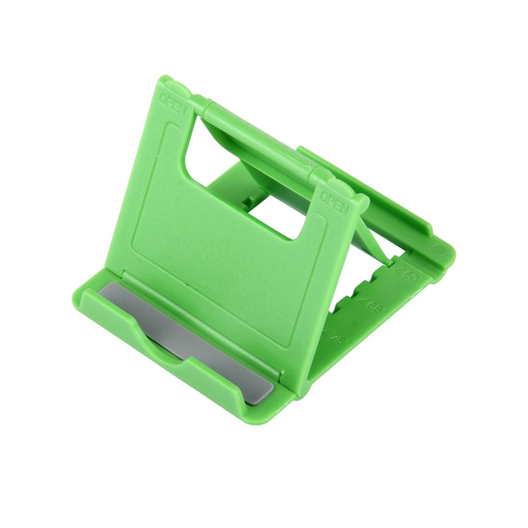 Universal Foldable Mini Phone Holder Stand, Size: 8.3 x 7.1 x 0.7 cm, For iPhone, Samsung, Huawei, Xiaomi, HTC and Other Smartphone, Tablets(Green) - Desktop Holder by PMC TechLife | Online Shopping South Africa | PMC TechLife