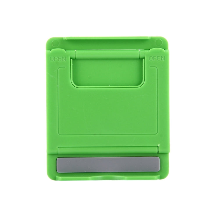 Universal Foldable Mini Phone Holder Stand, Size: 8.3 x 7.1 x 0.7 cm, For iPhone, Samsung, Huawei, Xiaomi, HTC and Other Smartphone, Tablets(Green) - Desktop Holder by PMC TechLife | Online Shopping South Africa | PMC TechLife