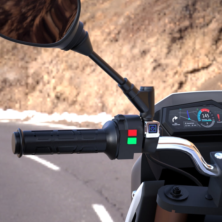 WUPP ZH-983C1 Motorcycle Modified Intelligent Electric Heating Hand Cover Heated Grip Handlebar with Three Gear Temperature Control(Black) - free shipping - PMC TechLife - Order now!