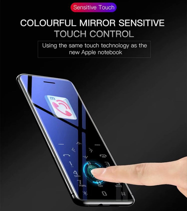 SATREND S10 Card Mobile Phone, 2.4 inch Touch Screen, MTK6261D, Support Bluetooth, FM, GSM, Dual SIM(Black) - free shipping - PMC TechLife - Order now!