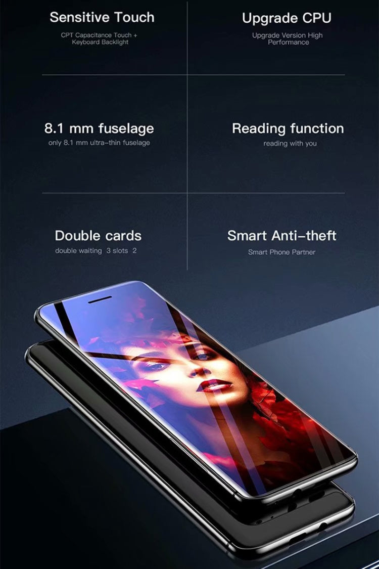 SATREND S10 Card Mobile Phone, 2.4 inch Touch Screen, MTK6261D, Support Bluetooth, FM, GSM, Dual SIM(Gold) - free shipping - PMC TechLife - Order now!