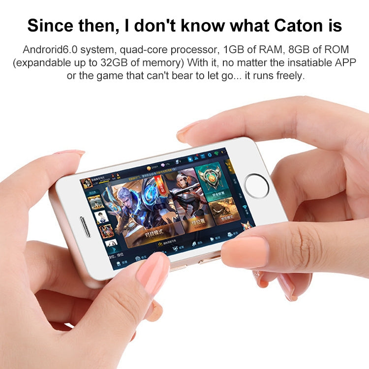 MELROSE S9X, 1GB+8GB, 2.45 inch, Android 5.1 MTK6580 Quad Core, Support Bluetooth / WiFi, Network: 3G(Black) - free shipping - PMC TechLife - Order now!