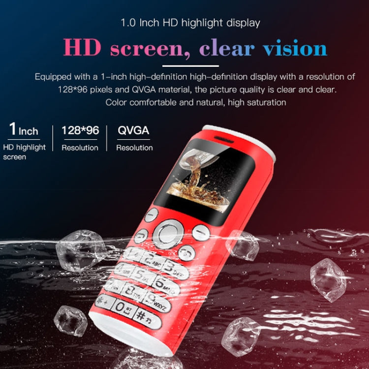 Satrend K8 Mini Mobile Phone, 1.0 inch, Hands Free Bluetooth Dialer Headphone, MP3 Music, Dual SIM, Network: 2G(Black) - free shipping - PMC TechLife - Order now!