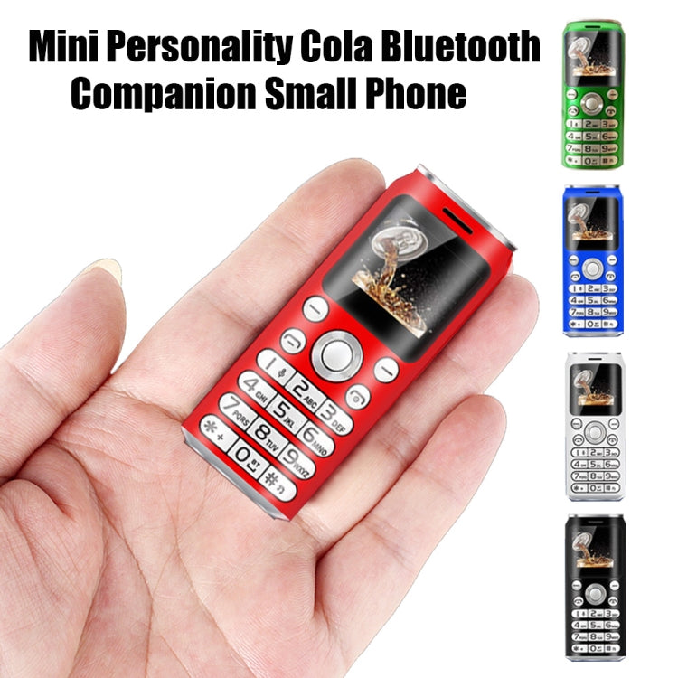 Satrend K8 Mini Mobile Phone, 1.0 inch, Hands Free Bluetooth Dialer Headphone, MP3 Music, Dual SIM, Network: 2G(Blue) - free shipping - PMC TechLife - Order now!