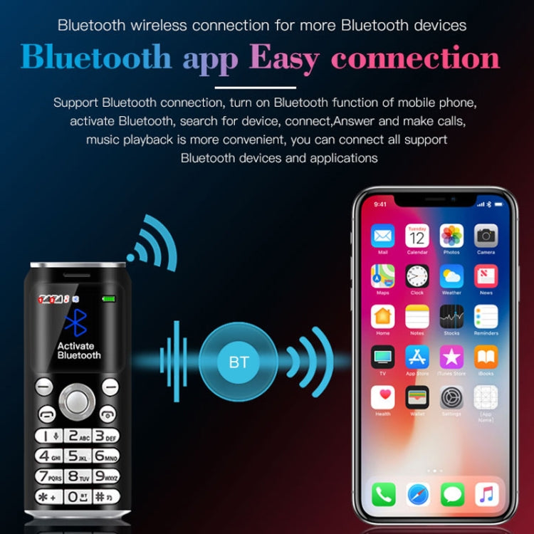 Satrend K8 Mini Mobile Phone, 1.0 inch, Hands Free Bluetooth Dialer Headphone, MP3 Music, Dual SIM, Network: 2G(Red) - free shipping - PMC TechLife - Order now!