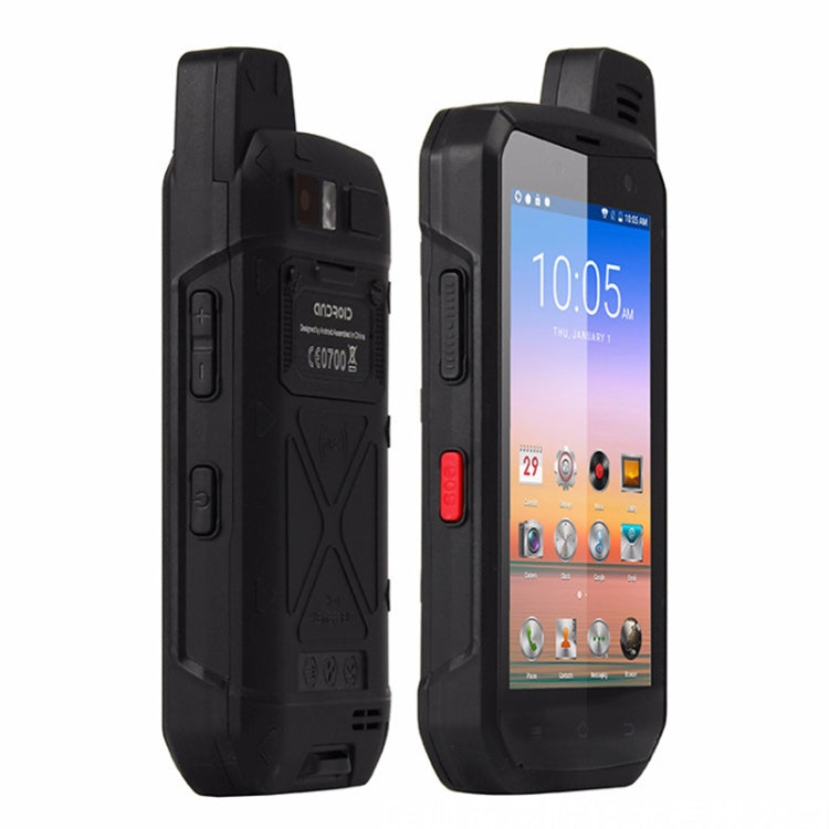 UNIWA B6000 PTT Walkie Talkie Rugged Phone, 4GB+64GB, IP68 Waterproof Dustproof Shockproof, 5000mAh Battery, 4.7 inch Android 9.0 MTK6762 Octa Core up to 2.0GHz, Network: 4G, NFC, OTG (Black) - UNIWA by UNIWA | Online Shopping South Africa | PMC TechLife