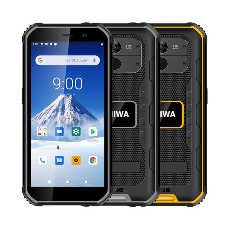 UNIWA F963 Rugged Phone, 3GB+32GB, IP68 Waterproof Dustproof Shockproof, 5.5 inch Android 10.0 MTK6739 Quad Core up to 1.25GHz, Network: 4G, NFC, OTG (Black Grey) - UNIWA by UNIWA | Online Shopping South Africa | PMC TechLife