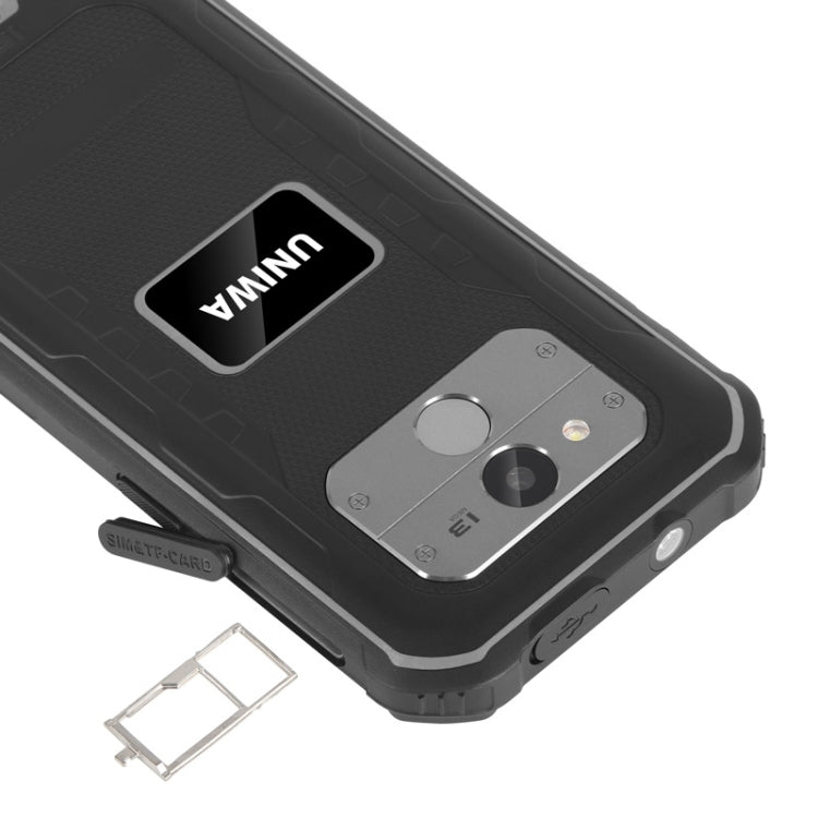 UNIWA F963 Rugged Phone, 3GB+32GB, IP68 Waterproof Dustproof Shockproof, 5.5 inch Android 10.0 MTK6739 Quad Core up to 1.25GHz, Network: 4G, NFC, OTG (Black Yellow) - UNIWA by UNIWA | Online Shopping South Africa | PMC TechLife