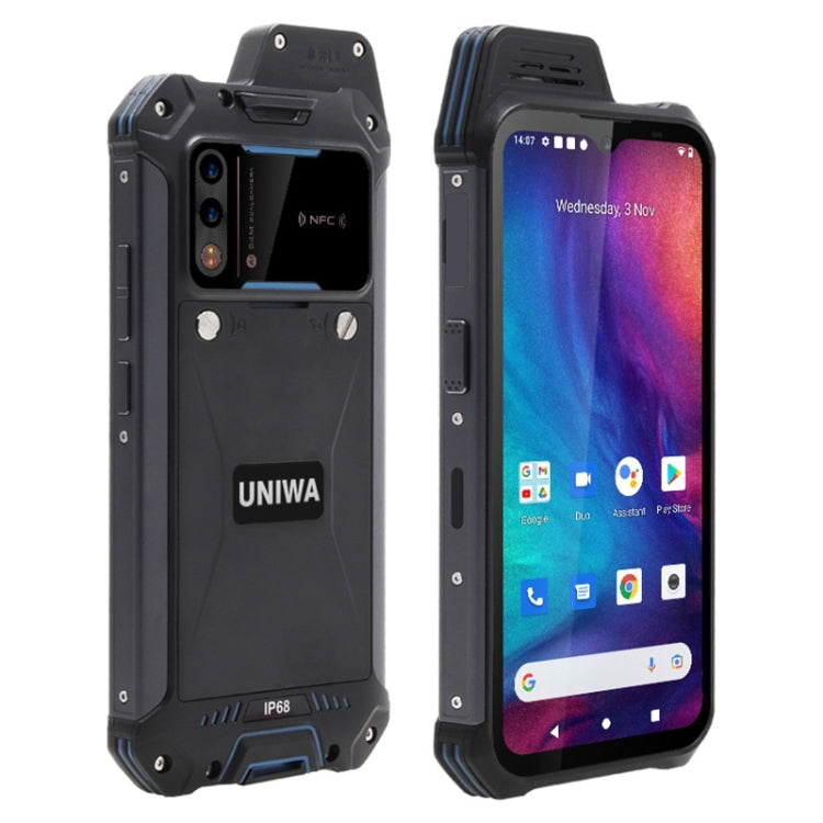 UNIWA W888 Explosion-proof Rugged Phone, 4GB+64GB, IP68 Waterproof Dustproof Shockproof, 5000mAh Battery, 6.3 inch Android 11 MTK6765 Helio P35 Octa Core up to 2.35GHz, Network: 4G, NFC, OTG(Black) - UNIWA by UNIWA | Online Shopping South Africa | PMC TechLife