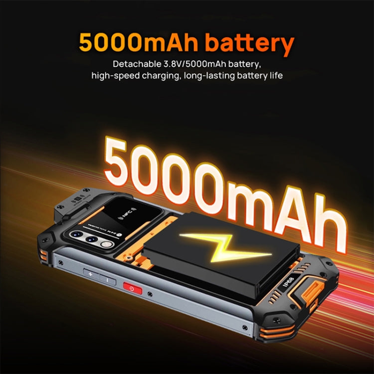 UNIWA W888 Explosion-proof Rugged Phone, 4GB+64GB, IP68 Waterproof Dustproof Shockproof, 5000mAh Battery, 6.3 inch Android 11 MTK6765 Helio P35 Octa Core up to 2.35GHz, Network: 4G, NFC, OTG(Black) - UNIWA by UNIWA | Online Shopping South Africa | PMC TechLife
