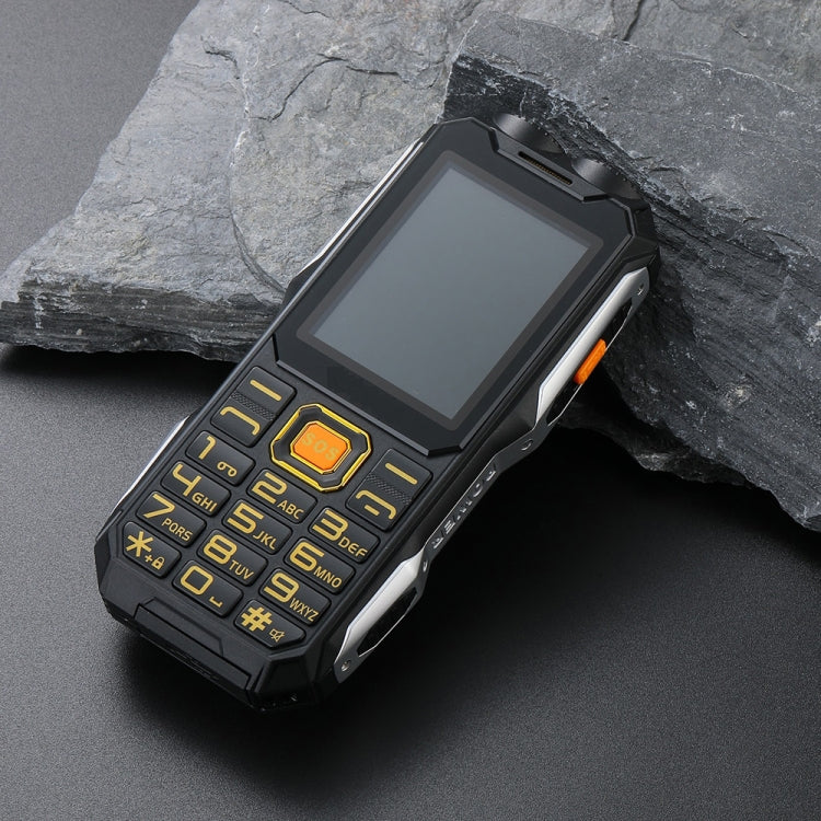 Mafam 4G Triple Proofing Elder Phone, Waterproof Shockproof Dustproof, 16800mAh Battery, 2.4 inch, 21 Keys, Bluetooth, LED Flashlight, FM, SOS, Dual SIM, Network: 2G (Black) - Others by PMC TechLife | Online Shopping South Africa | PMC TechLife
