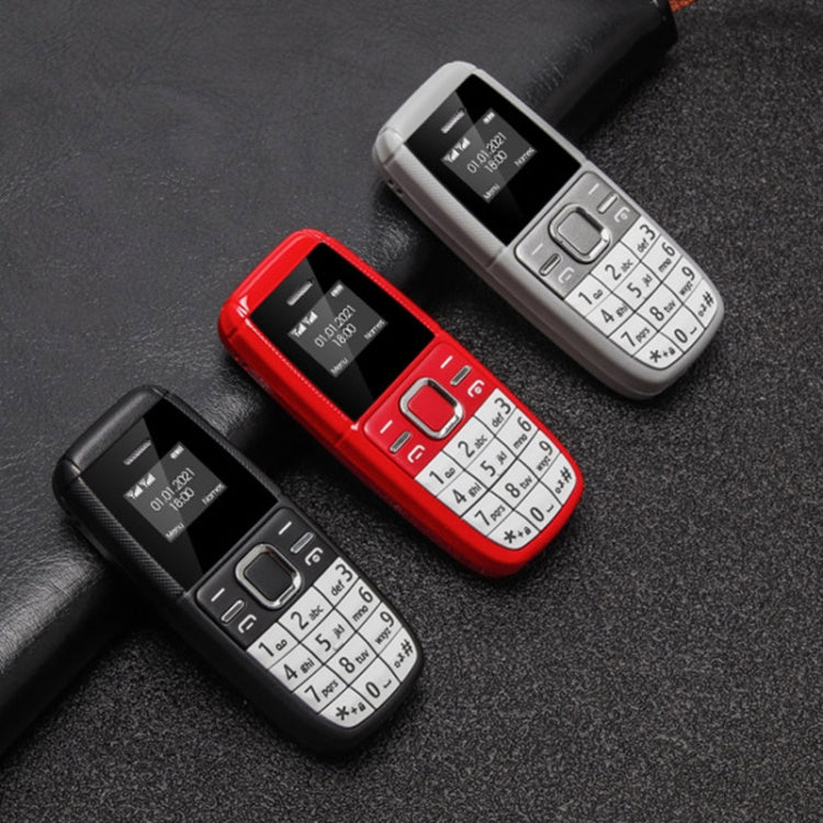 Mini BM200 Mobile Phone, 0.66 inch, MT6261D, 21 Keys, Bluetooth, MP3 Music, Dual SIM, Network: 2G (Grey) - Others by PMC TechLife | Online Shopping South Africa | PMC TechLife