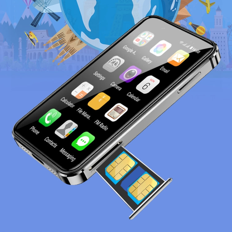 SOYES i14 Mini Smart Card Phone, 2GB+32GB, 3.0 inch Android 8.1 MTK6580 Quad Core 1.3GHz, Network: 3G, Dual SIM, Global Version with Google Play(Black) - free shipping - PMC TechLife - Order now!