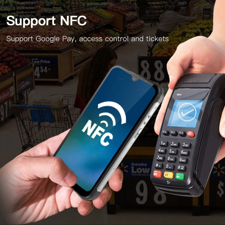 UNIWA W555 Rugged Phone, 3GB+32GB, Dual Rear Cameras, IP68 Waterproof Dustproof Shockproof, 5.71 inch Android 12.0 MTK6761 Quad Core up to 2.0GHz, Network: 4G, NFC, OTG, Global Version (Black) - UNIWA by UNIWA | Online Shopping South Africa | PMC TechLife