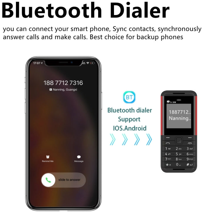 SERVO BM5310 Mini Mobile Phone, Russian Key, 1.33 inch, MTK6261D, 21 Keys, Support Bluetooth, FM, Magic Sound, Auto Call Record, GSM, Triple SIM (Black+green) - free shipping - PMC TechLife - Order now!