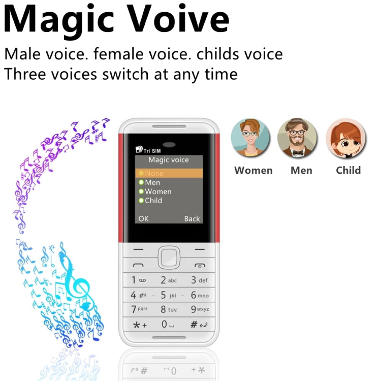 SERVO BM5310 Mini Mobile Phone, Russian Key, 1.33 inch, MTK6261D, 21 Keys, Support Bluetooth, FM, Magic Sound, Auto Call Record, GSM, Triple SIM (Black Red) - free shipping - PMC TechLife - Order now!