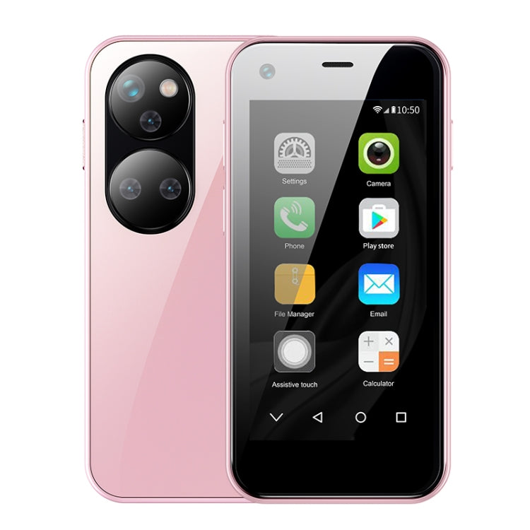 SOYES P40, 1GB+8GB, 2.5 inch MTK6580 Quad Core up to 1.3GHz, Bluetooth, WiFi, FM, Network: 3G, Dual SIM(Pink) - SOYES by SOYES | Online Shopping South Africa | PMC TechLife