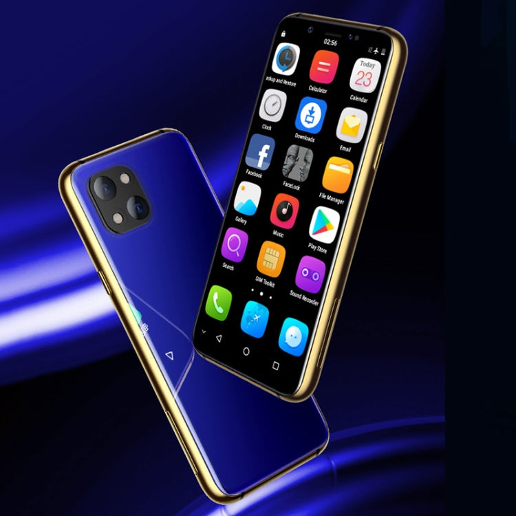 SOYES X60, 3GB+32GB, Infrared Face Recognition, 3.46 inch Android 6.0 MTK6737 Quad Core up to 1.1GHz, BT, WiFi, FM, Network: 4G, GPS, Dual SIM (Blue) - SOYES by SOYES | Online Shopping South Africa | PMC TechLife