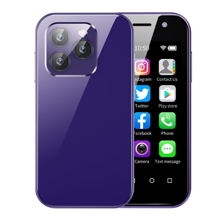 SOYES 14 Pro, 2GB+16GB, Face Recognition, 3.0 inch Android 9.0 MTK6739CW Quad Core up to 1.28GHz, OTG, Network: 4G, Dual SIM, Support Google Play (Purple) - SOYES by SOYES | Online Shopping South Africa | PMC TechLife
