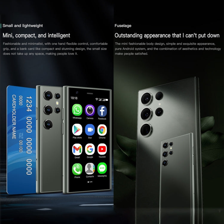 SOYES S23 Pro, 2GB+16GB, 3.0 inch Android 8.1 MTK6580 Quad Core up to 1.3GHz, Bluetooth, WiFi, GPS, Network: 3G, Dual SIM (Green) - free shipping - PMC TechLife - Order now!