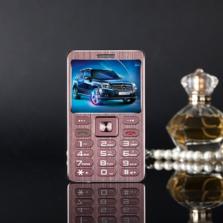 SATREND A10 Card Mobile Phone, 1.77 inch, MTK6261D, 21 Keys, Support Bluetooth, MP3, Anti-lost, Remote Capture, FM, GSM, Dual SIM(Rose Gold) - free shipping - PMC TechLife - Order now!