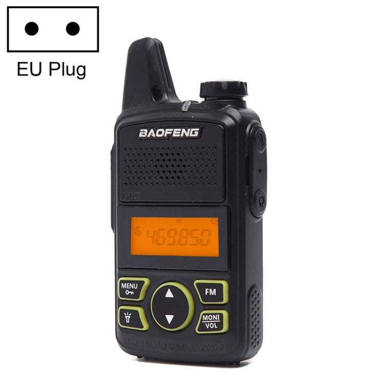 BaoFeng BF-T1 Single Band Radio Handheld Walkie Talkie, EU Plug - free shipping - PMC TechLife - Order now!