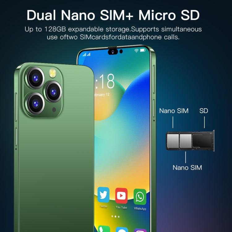 i14 Pro Max N86, 2GB+16GB, 6.3 inch, Face Identification, Android 8.1 MTK6737 Quad Core, Network: 4G(Gold) - free shipping - PMC TechLife - Order now!
