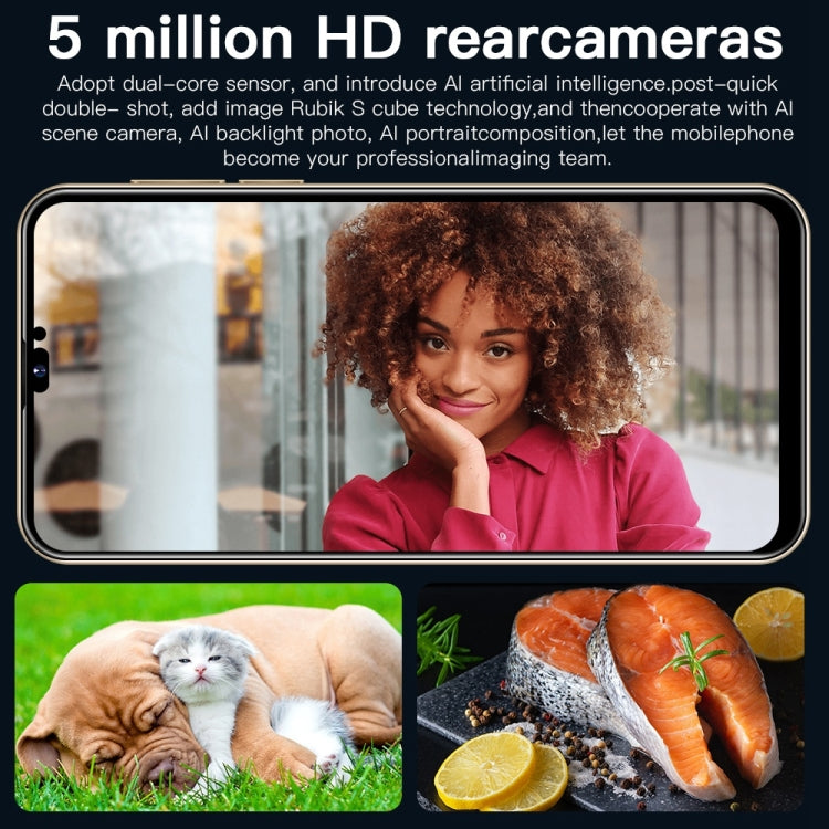 i14 Pro Max N86, 4GB+32GB, 6.3 inch, Face Identification, Android 10 MTK6737 Quad Core, Network: 4G,  with 64GB TF Card (Gold) - free shipping - PMC TechLife - Order now!