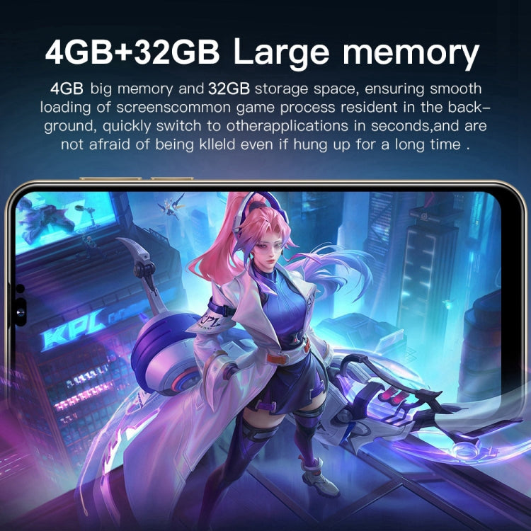 i14 Pro Max N86, 4GB+32GB, 6.3 inch, Face Identification, Android 10 MTK6737 Quad Core, Network: 4G,  with 64GB TF Card (Gold) - free shipping - PMC TechLife - Order now!