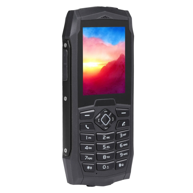 Rugtel R1D Rugged Phone, IP68 Waterproof Dustproof Shockproof, 2.4 inch, MTK6261D, 2000mAh Battery, Loud Box Speaker, FM, Network: 2G, Dual SIM (Black) - free shipping - PMC TechLife - Order now!